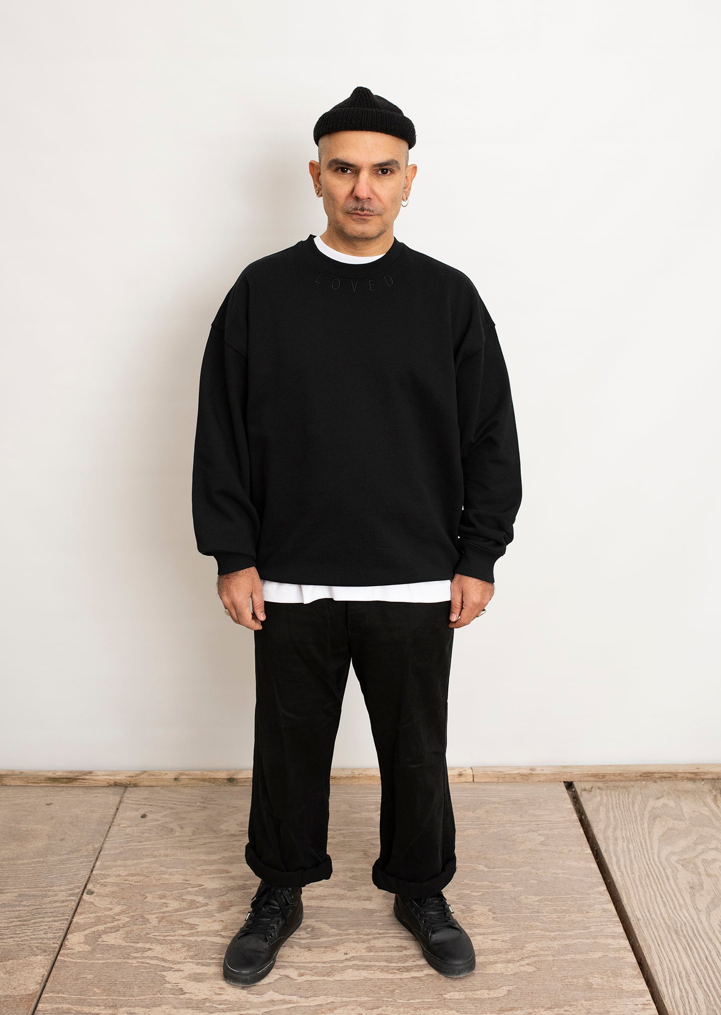 Stitched Loved Sweater